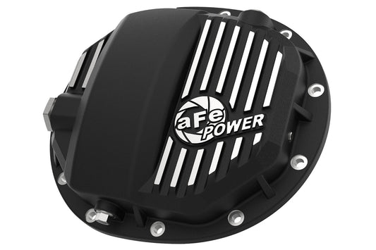 aFe Power Pro Series AAM 9.5/9.76 Rear Diff Cover Black w/Mach Fins 14-19 GM Silverado/Sierra 1500
