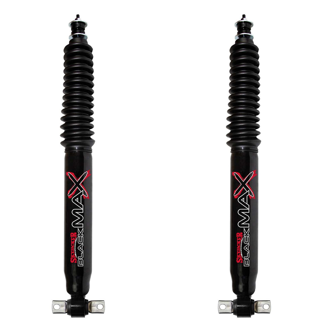 Skyjacker Black MAX Hydro Shocks Front Pair w/1-2.5" lift - 2003-2011 Dodge Ram 3500 RWD MegaCab