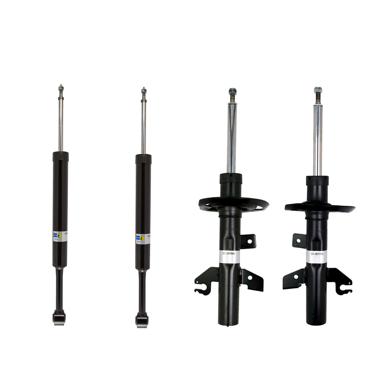 Bilstein B4 OE Replacement Strut & Shocks Set - 2014-2024 Jeep Cherokee 4WD