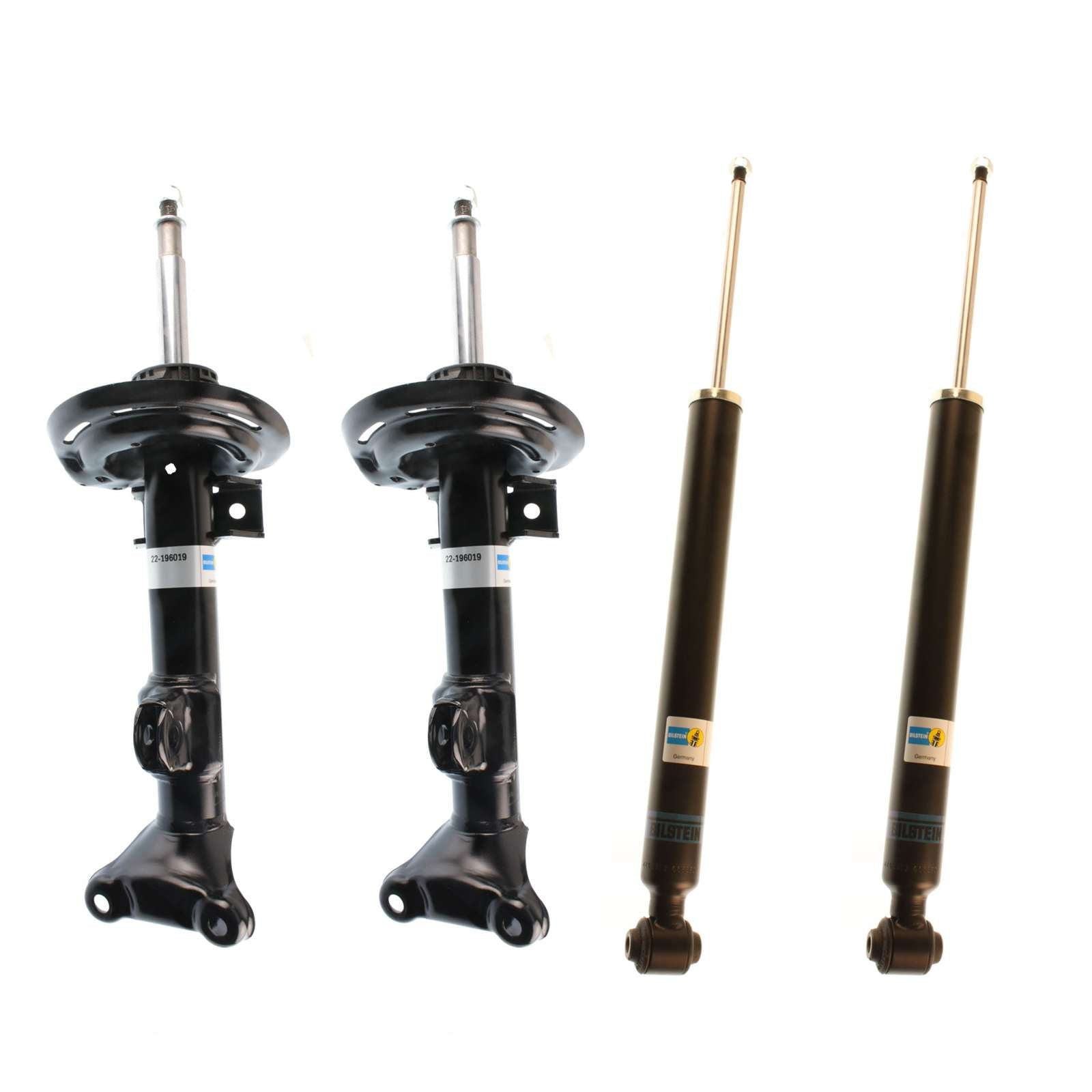 Bilstein B4 OE Replacement DampMatic Shocks Set - 2012-2015 Mercedes-Benz C250 AWD RWD Standard Suspensiopn