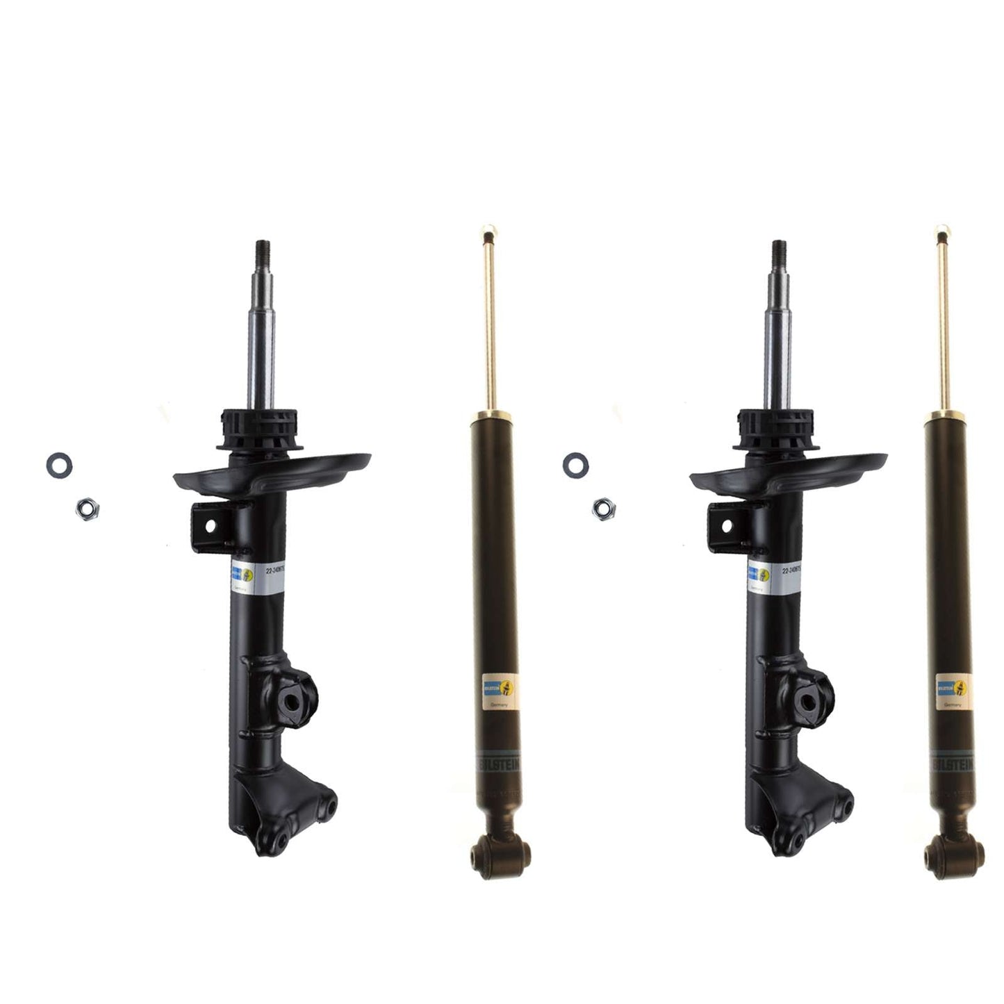 Bilstein B4 OE Replacement DampMatic Strut & Shocks Set - 2010-2014 Mercedes-Benz E350 AWD RWD