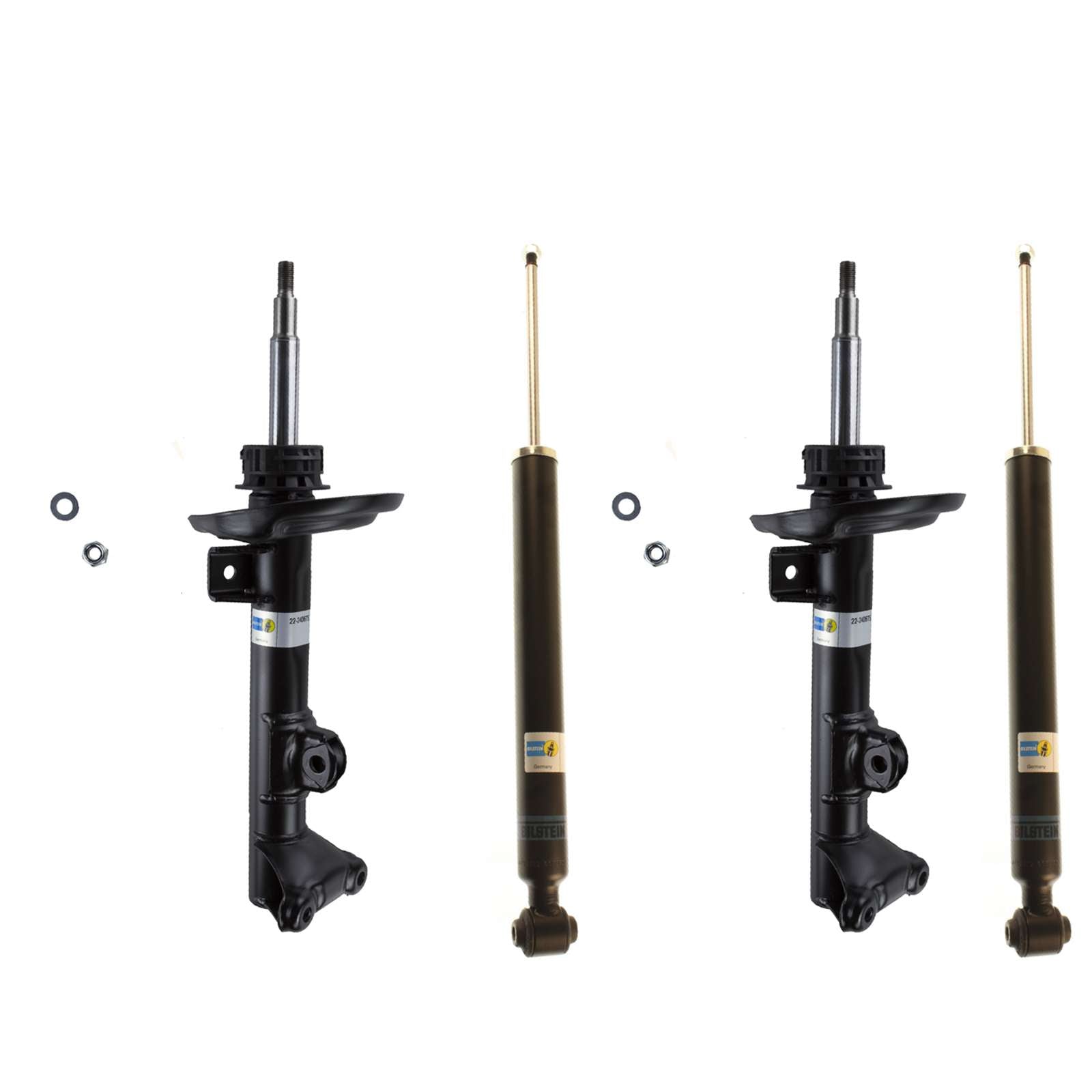 Bilstein B4 OE Replacement DampMatic Strut & Shocks Set - 2010-2014 Mercedes-Benz E350 AWD RWD