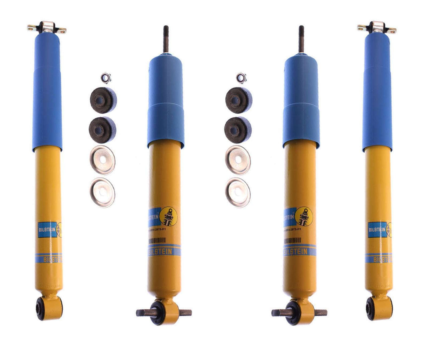 Bilstein B6 4600 Monotube OEM Shocks Set - 1993-1998 Jeep Grand Cherokee 4WD AWD RWD