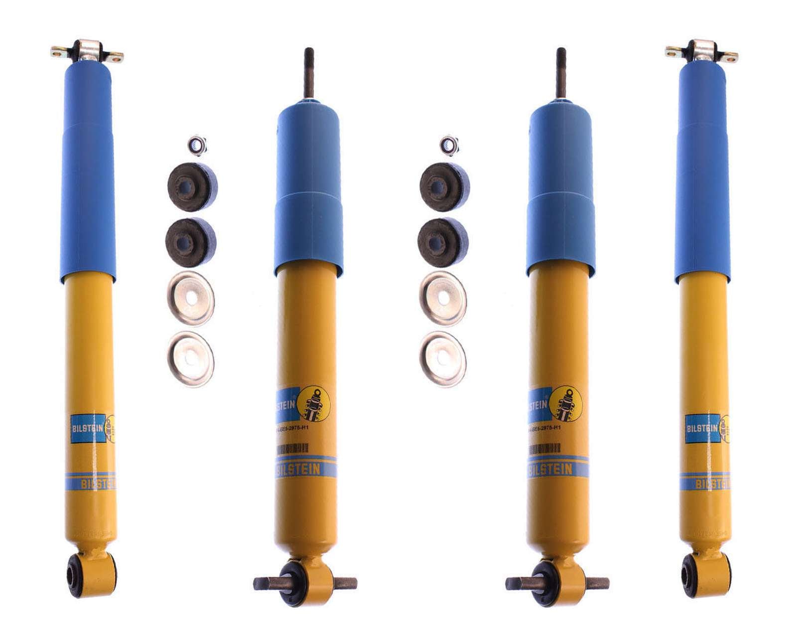 Bilstein B6 4600 Monotube OEM Shocks Set - 1993-1998 Jeep Grand Cherokee 4WD AWD RWD
