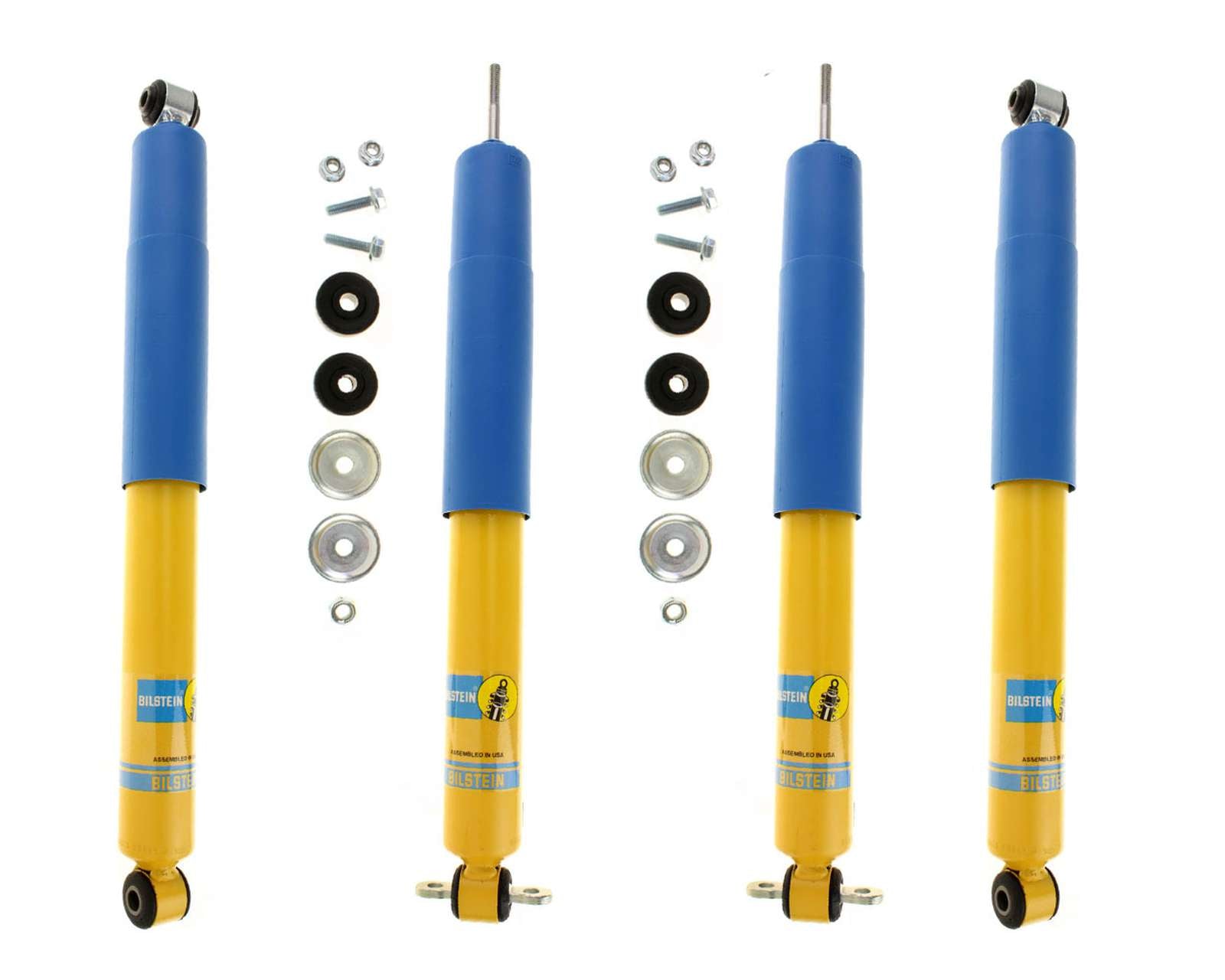 Bilstein B6 4600 Monotube OEM Shocks Set - 1999-2004 Jeep Grand Cherokee 4WD AWD RWD