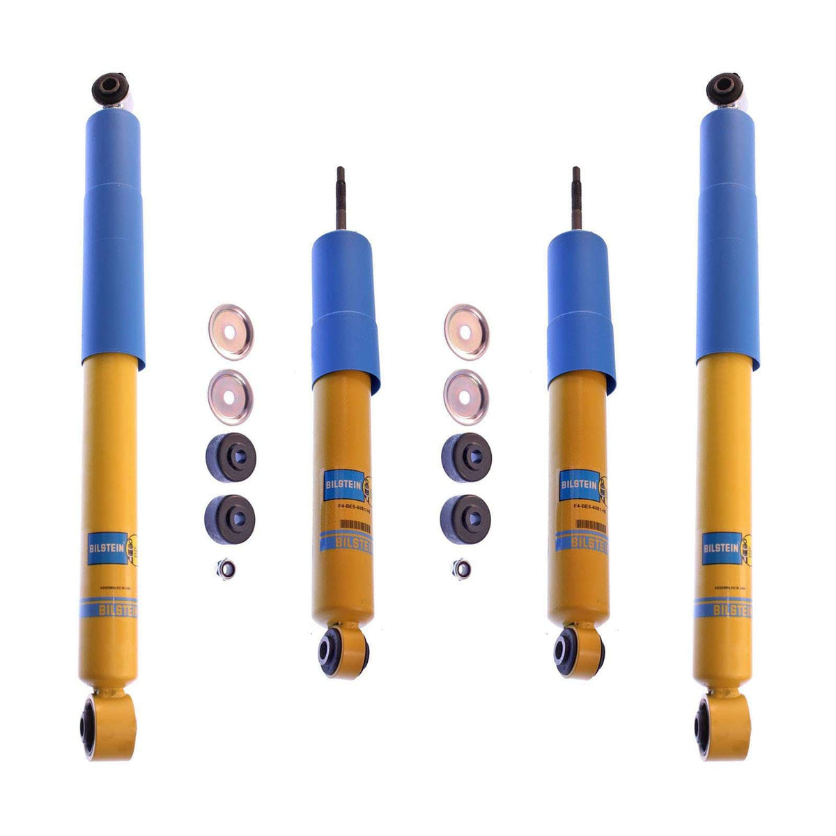 Bilstein B6 4600 Monotube OEM Shocks Set - 2001-2006 GMC Sierra 3500 4WD RWD