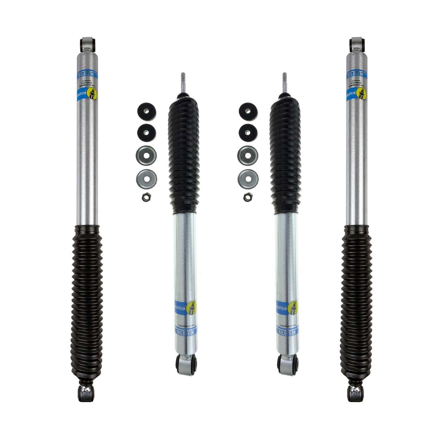 Bilstein 5100 Shocks Set w/6" lift - 1999-2016 Ford F-250 Super Duty RWD Stock Radius Arm