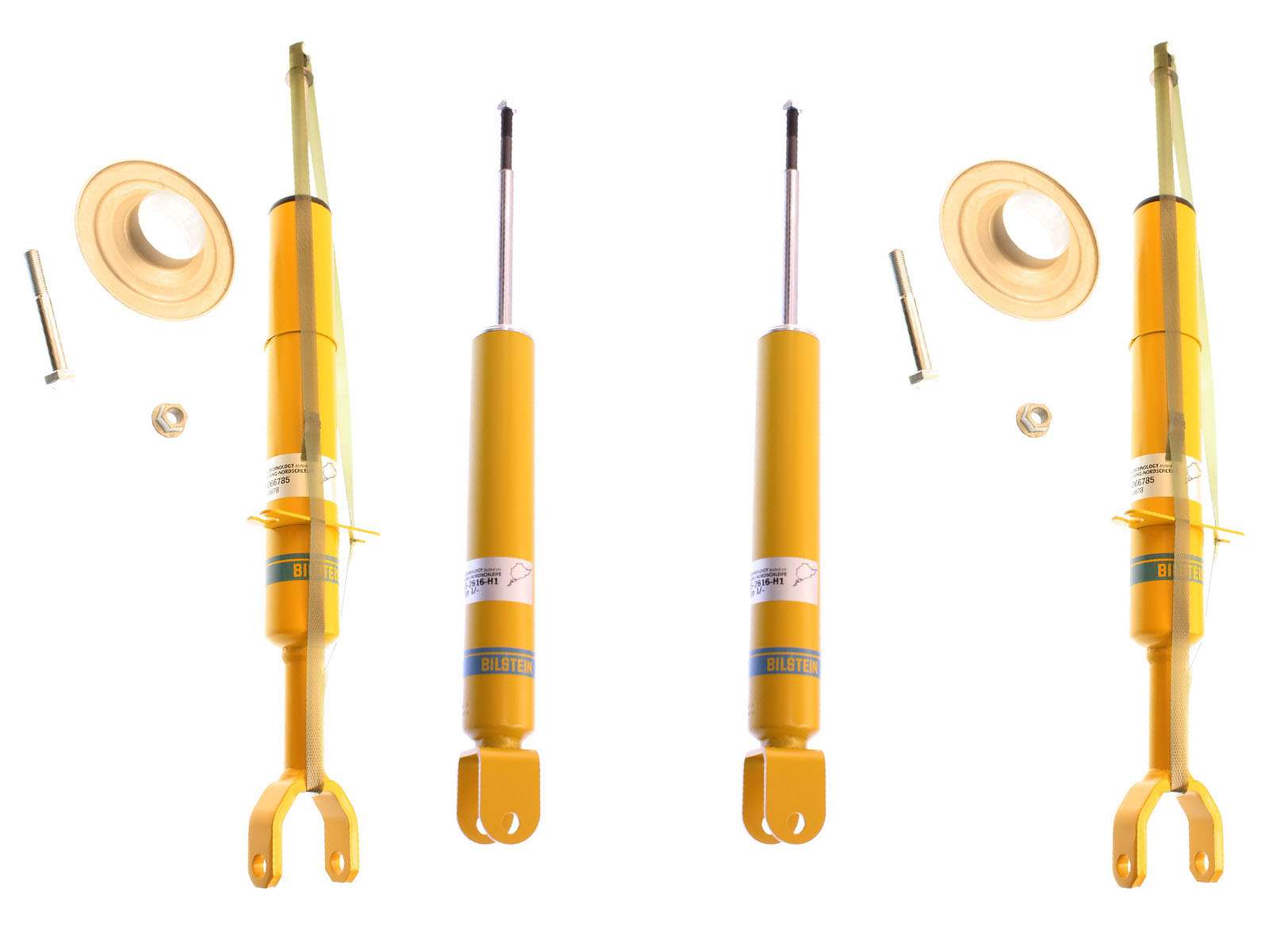 Bilstein B6 Performance Shocks Set - 2001-2003 Audi A8 Quattro AWD