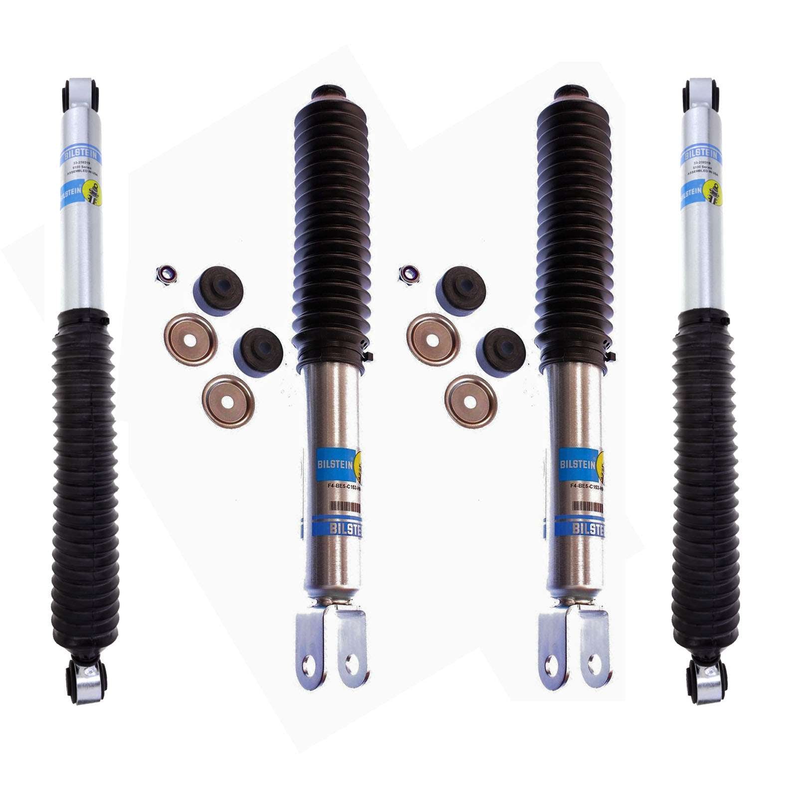 Bilstein 5100 Shocks Set w/1-2.5" lift - 1999-2006 GMC Sierra 1500 4WD w/Torsion