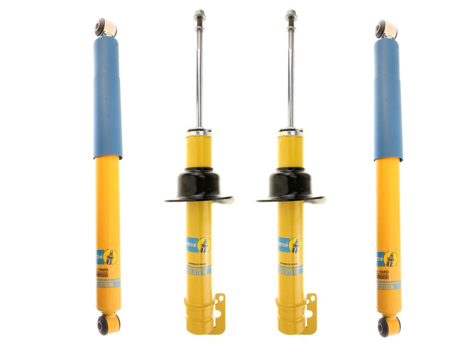Bilstein B6 4600 Monotube OEM Shocks Set - 2006-2010 Jeep Commander 4WD AWD RWD