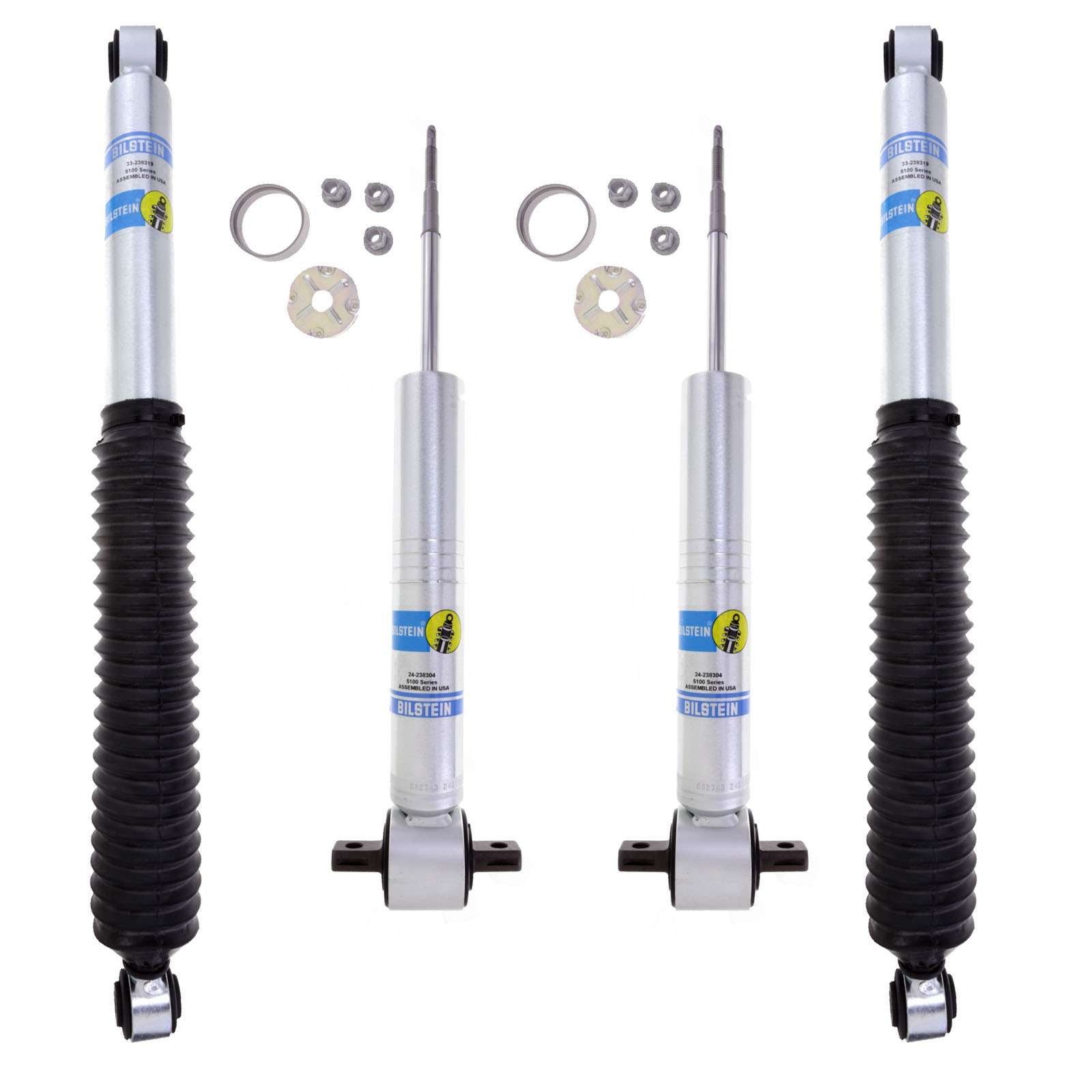 Bilstein 5100 Shocks Set w/0-1.75" lift - 2007-2014 Chevrolet Tahoe 4WD RWD