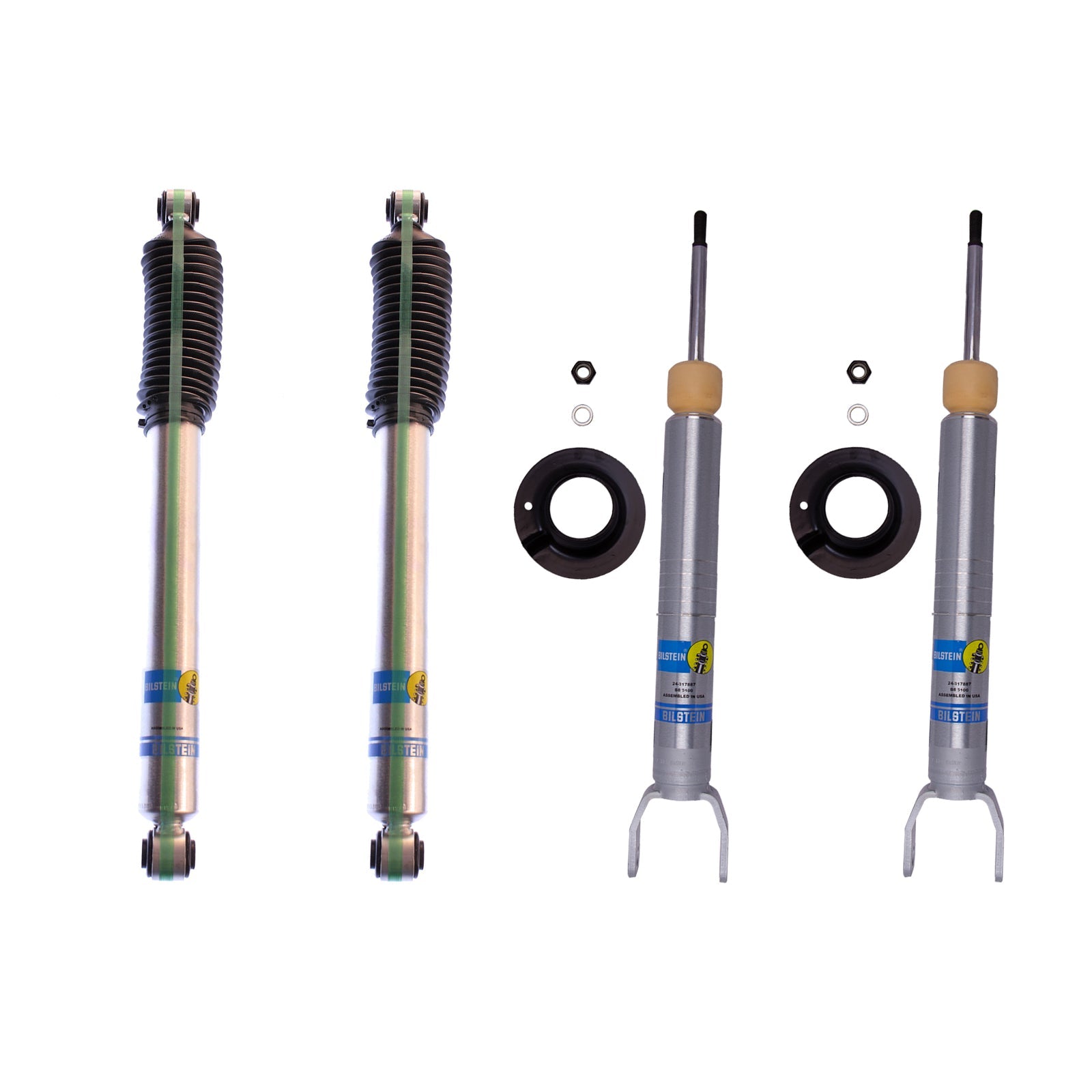 Bilstein 5100 Shocks Set w/0-2.8" lift - 2009-2018 Ram 1500 4WD