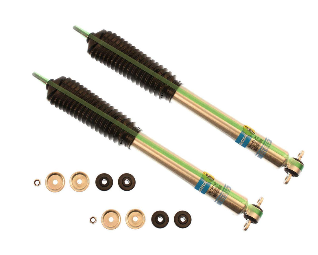 Bilstein B8 5100 Monotube Shocks Front Pair w/0-2" lift - 1996-2006 Jeep Wrangler 4WD TJ LJ