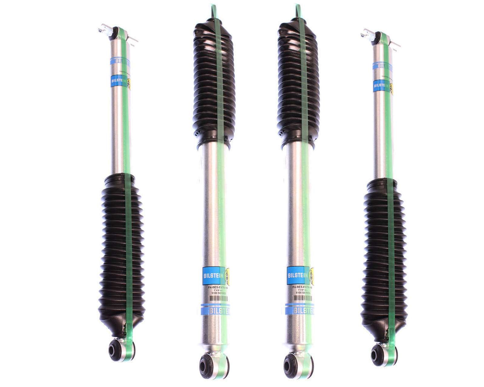 Bilstein 5100 Shocks Set w/3.5-4" lift - 1996-2006 Jeep Wrangler 4WD Short Arm