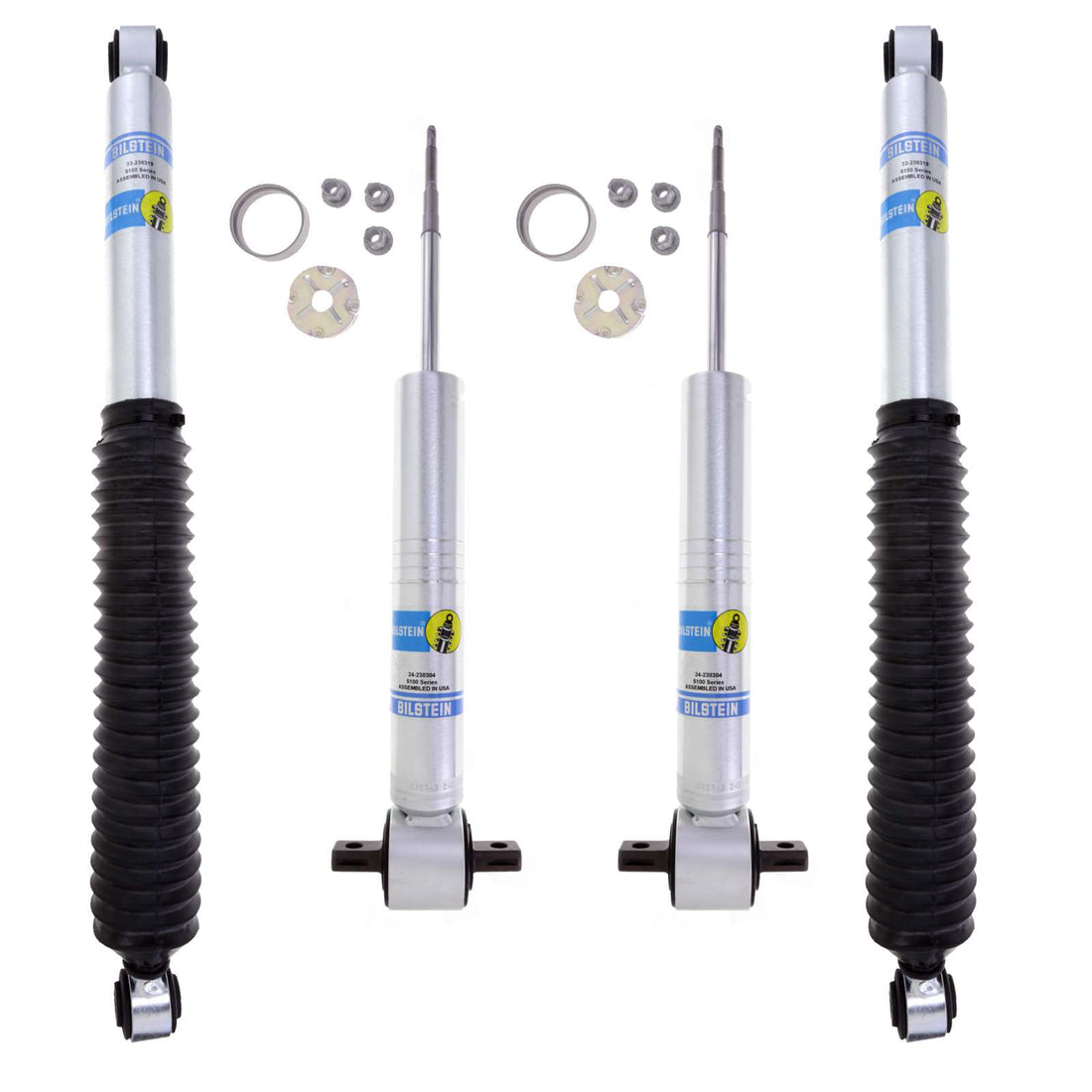 Bilstein 5100 Shocks Set w/0-1.75" lift - 2014-2018 GMC Sierra 1500 RWD