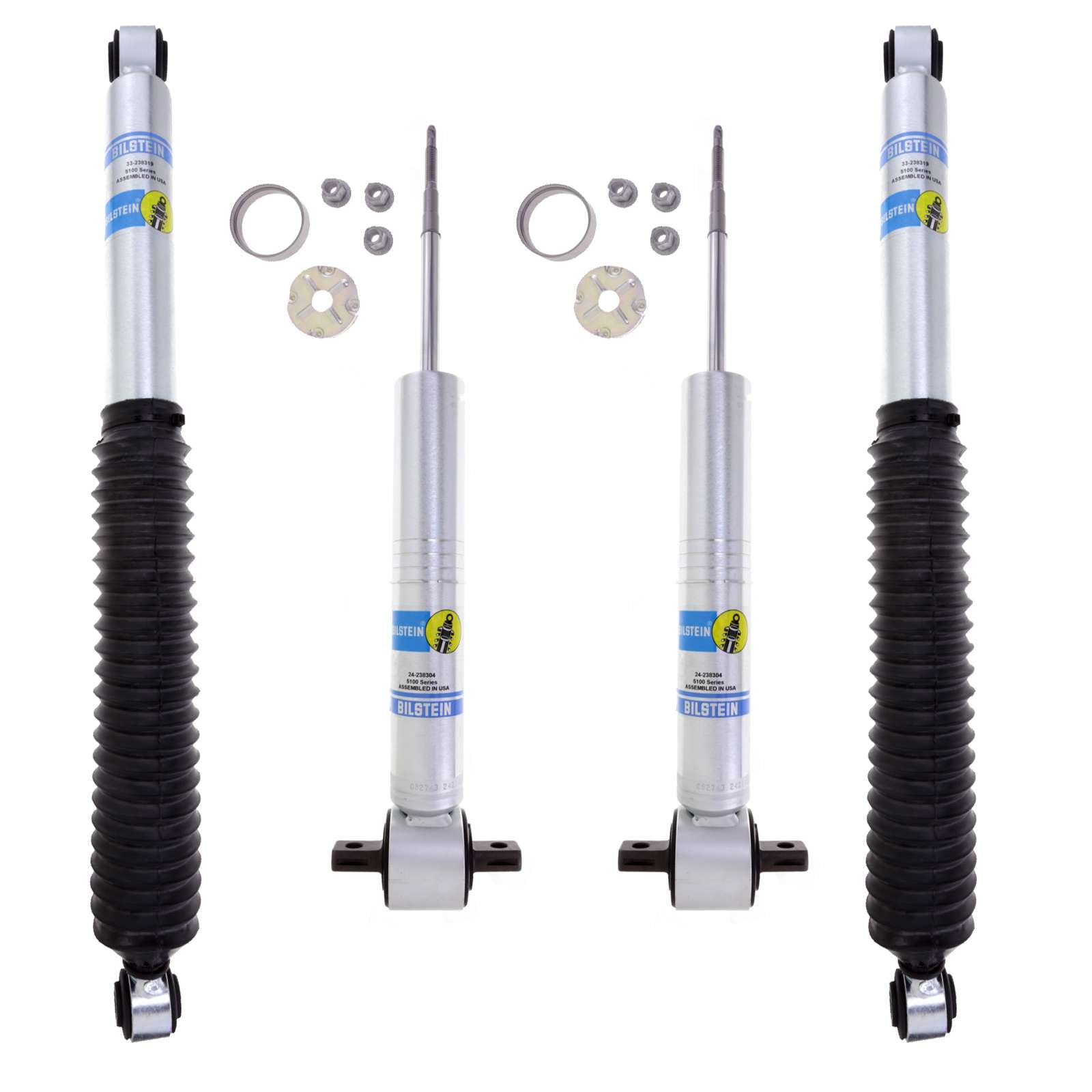 Bilstein 5100 Shocks Set w/0-1.75" lift - 2014-2018 Chevrolet Silverado 1500 RWD