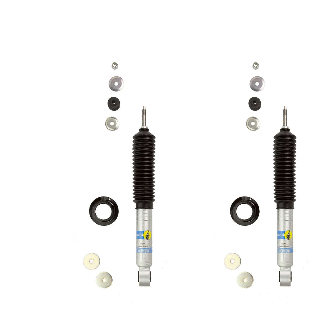 Bilstein B8 5100 Monotube Adjustable Strut Front Pair w/1.3-2.4" lift - 2001-2007 Toyota Sequoia RWD