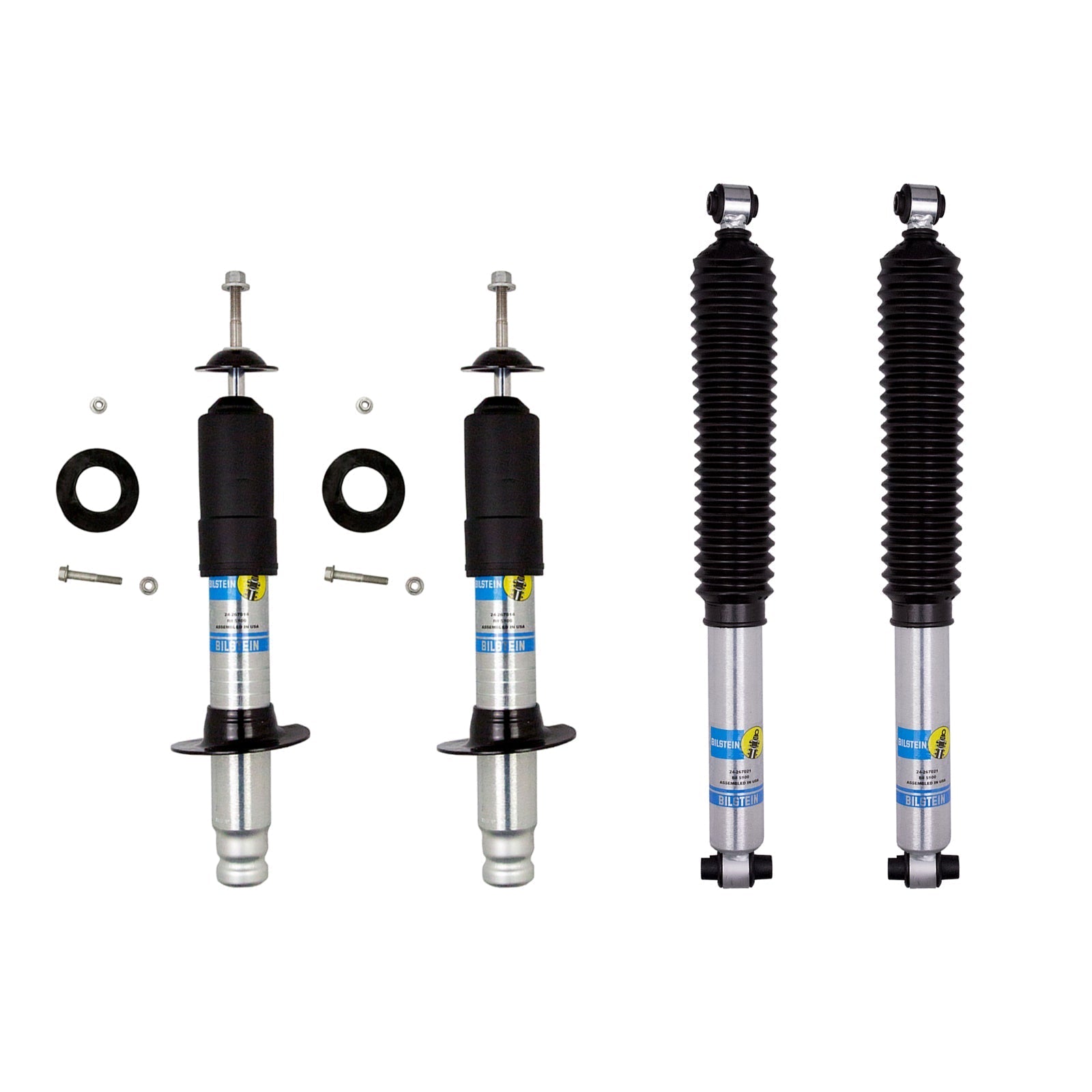 Bilstein 5100 Shocks Set w/0-2.25" lift - 2002-2004 Oldsmobile Bravada AWD RWD