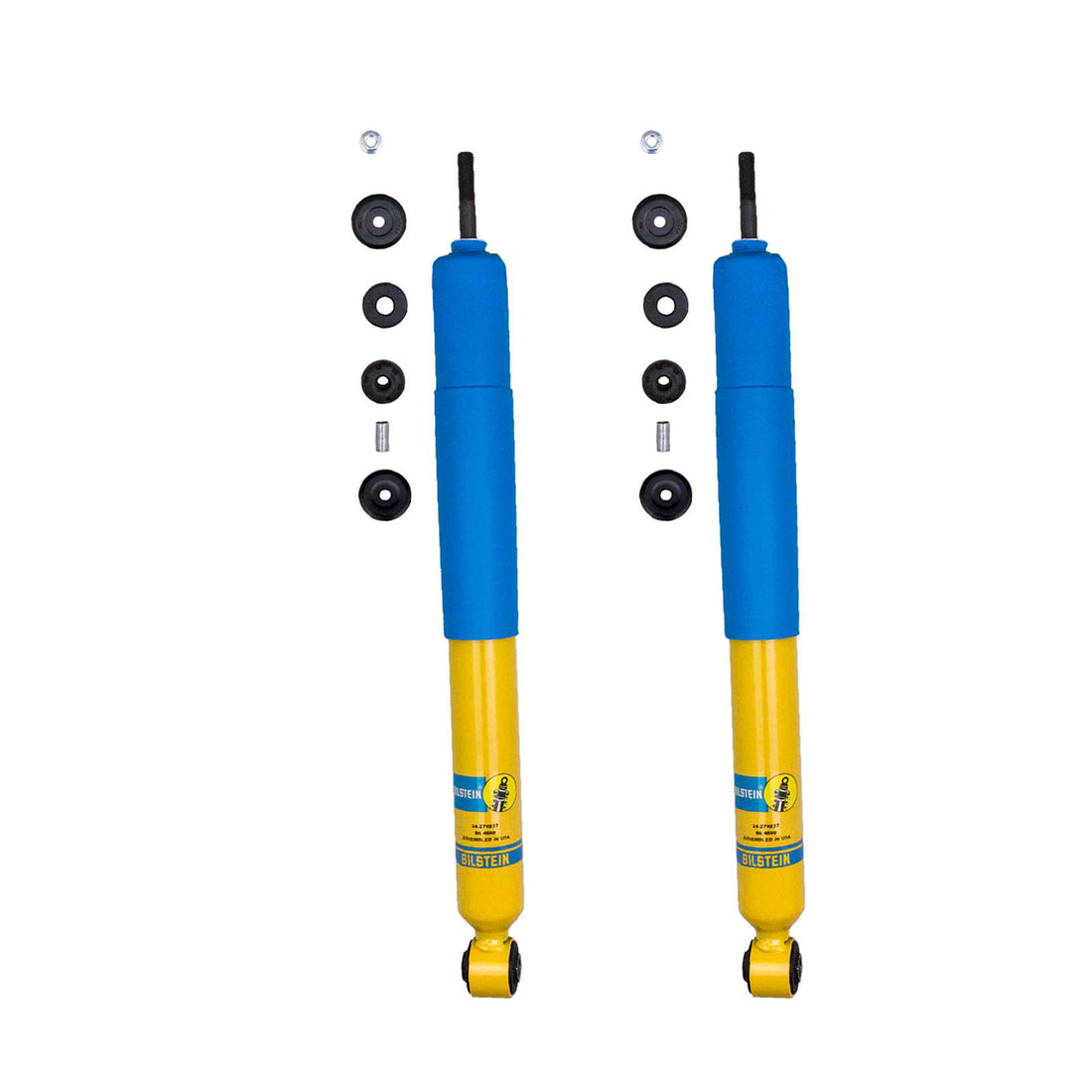 Bilstein B6 4600 Monotube OEM Shocks Front Pair - 2017-2026 Ford F-550 Super Duty 4WD RWD