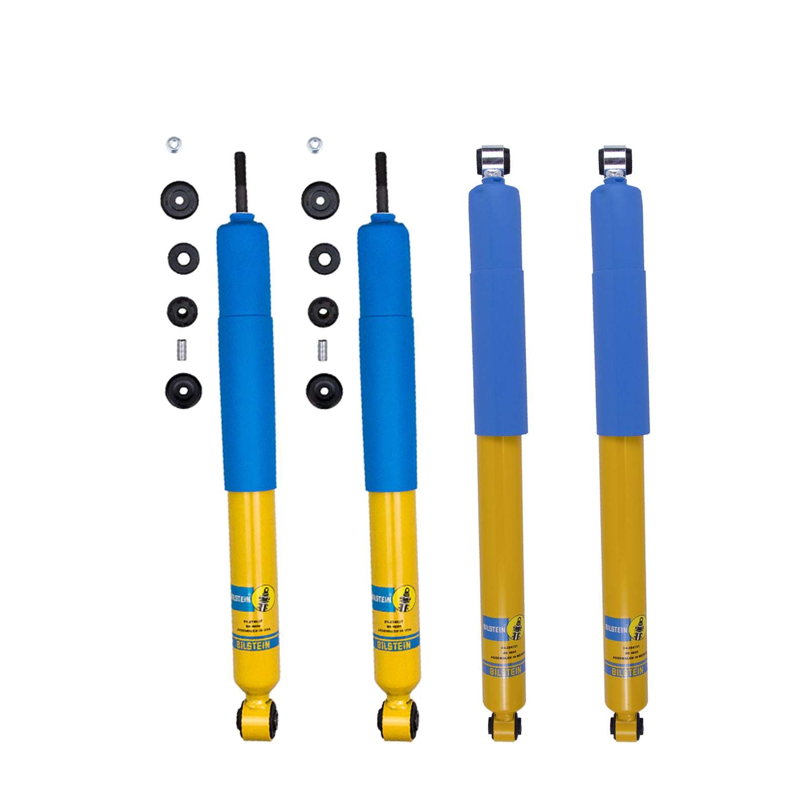 Bilstein B6 4600 Monotube OEM Shocks Set - 2017-2026 Ford F-550 Super Duty 4WD RWD