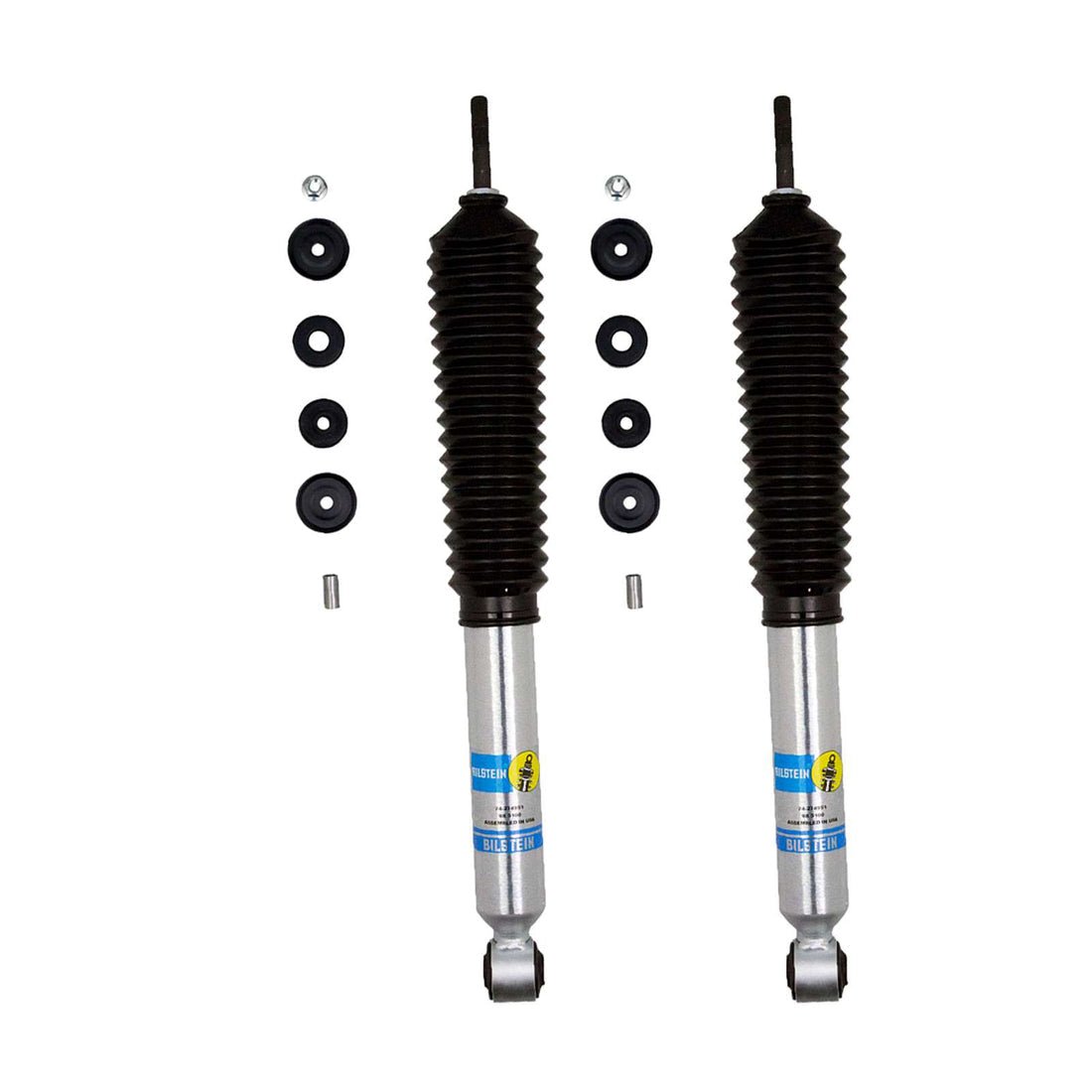 Bilstein B8 5100 Monotube Shocks Front Pair w/6" lift - 2017-2026 Ford F-350 Super Duty 4WD