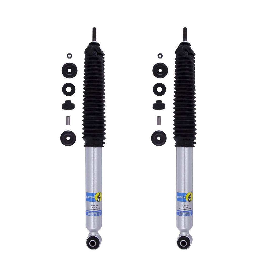 Bilstein B8 5100 Monotube Shocks Front Pair w/6" lift - 2017-2026 Ford F-350 Super Duty 4WD