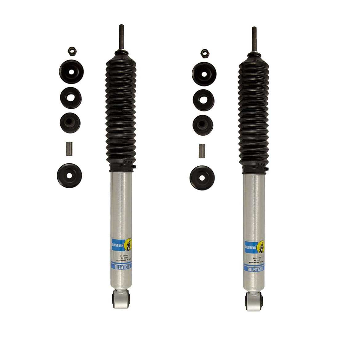 Bilstein B8 5100 Monotube Shocks Rear Pair - 2014-2018 Ram 2500 4WD w/Air Leveling