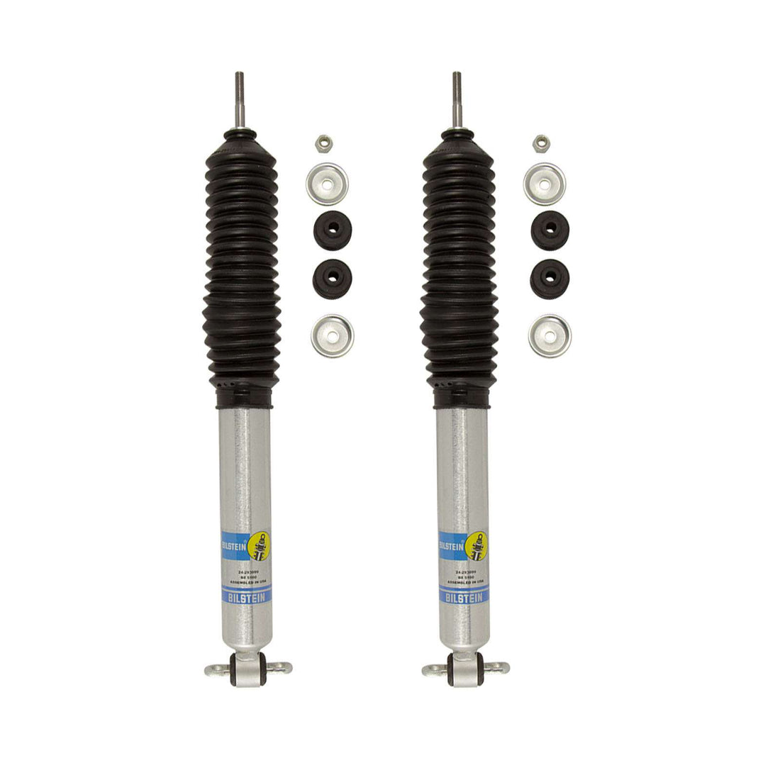 Bilstein B8 5100 Monotube Shocks Front Pair w/3" lift - 1996-2006 Jeep Wrangler 4WD TJ LJ