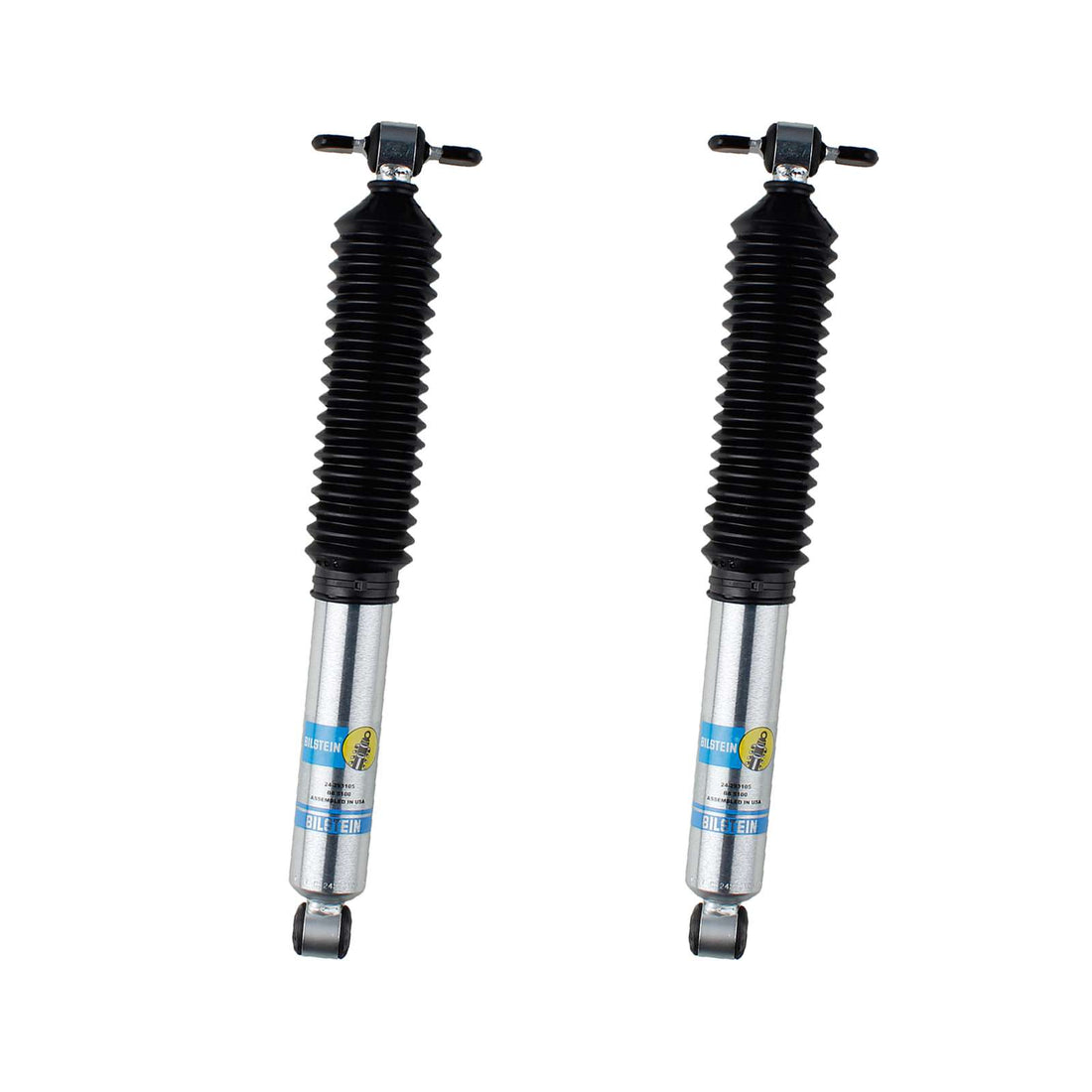 Bilstein B8 5100 Monotube Shocks Rear Pair w/0-2" lift - 1996-2006 Jeep Wrangler 4WD TJ LJ
