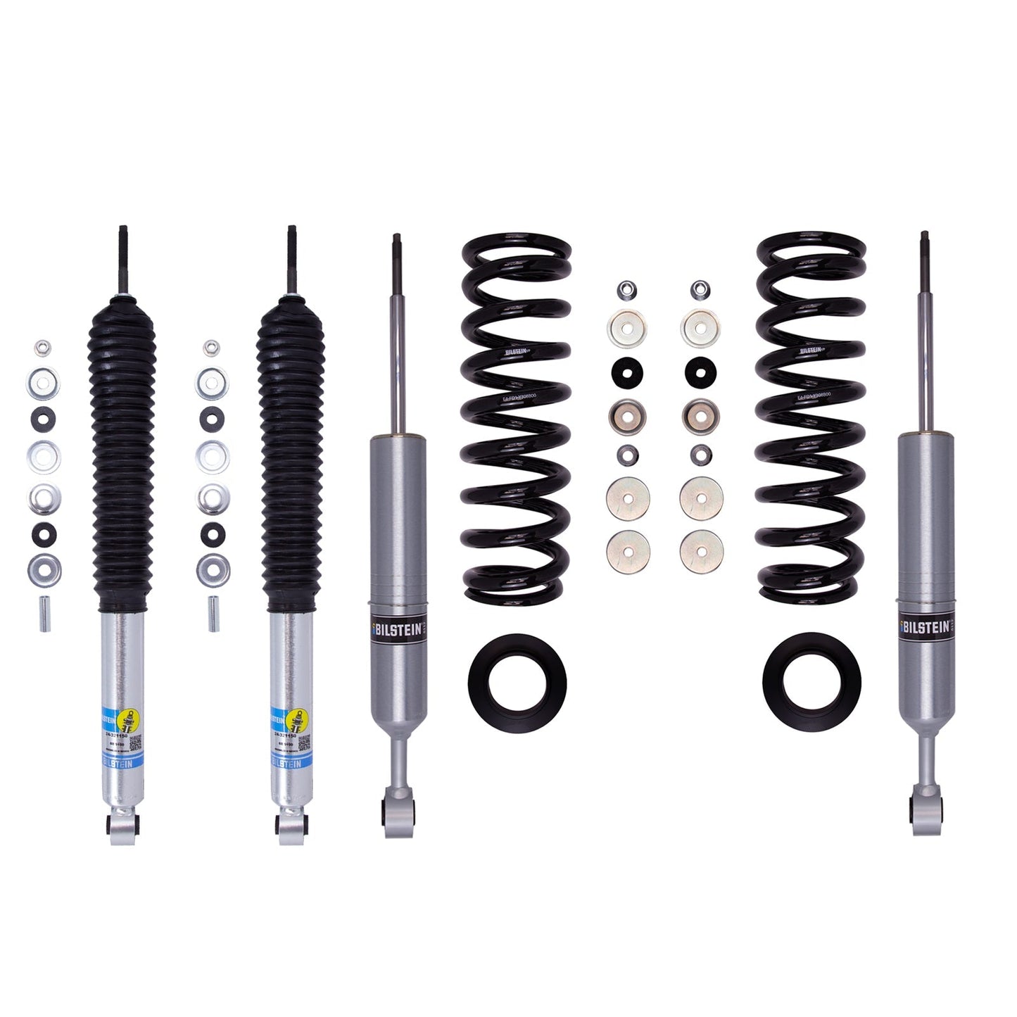 Bilstein 6112 Strut & Spring + Rear B8 5100 Shocks Set w/0.75-2.5" lift - 2007-2021 Toyota Tundra 4WD RWD