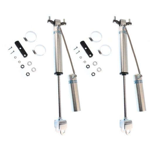 Bilstein B8 5160 w/ Remote Reservoir Shocks Front Pair w/4-6" lift - 2011-2021 GMC Sierra 3500 HD 4WD RWD