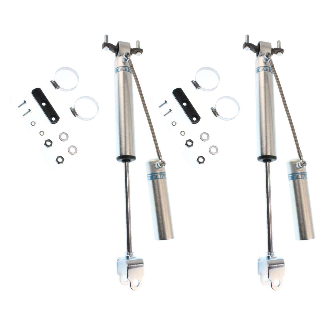 Bilstein B8 5160 w/ Remote Reservoir Shocks Front Pair w/0-1.5" lift - 2011-2021 GMC Sierra 3500 HD 4WD RWD