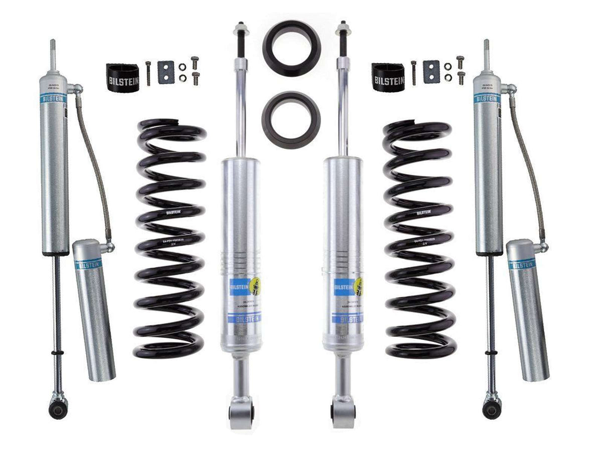 Bilstein 6112 Strut & Spring + Rear B8 5160 Reservoir Shocks Set w/1.2-3.4" lift - 2010-2014 Toyota FJ Cruiser 4WD RWD