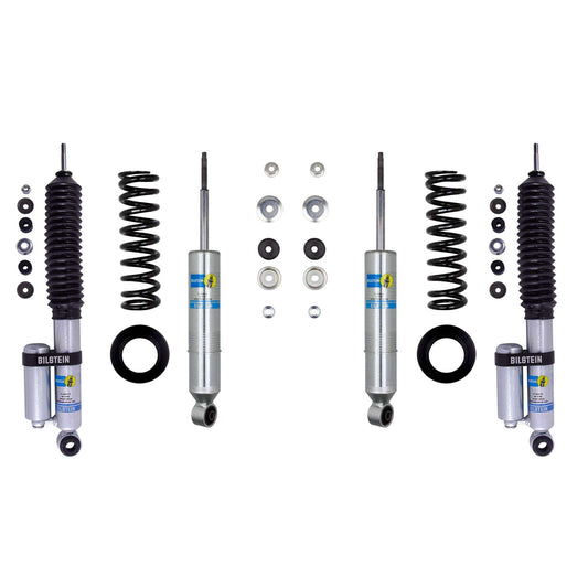 Bilstein 6112 Strut & Spring + Rear B8 5160 Reservoir Shocks Set w/0-2.3" lift - 1996-2002 Toyota 4Runner 4WD