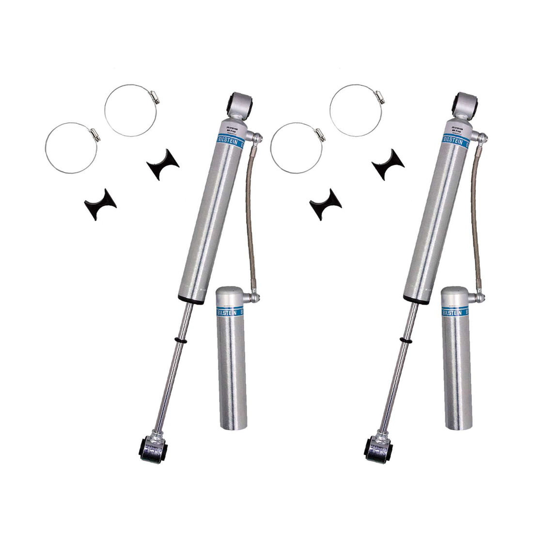Bilstein B8 5160 w/ Remote Reservoir Shocks Rear Pair - 2004-2015 Nissan Titan 4WD RWD