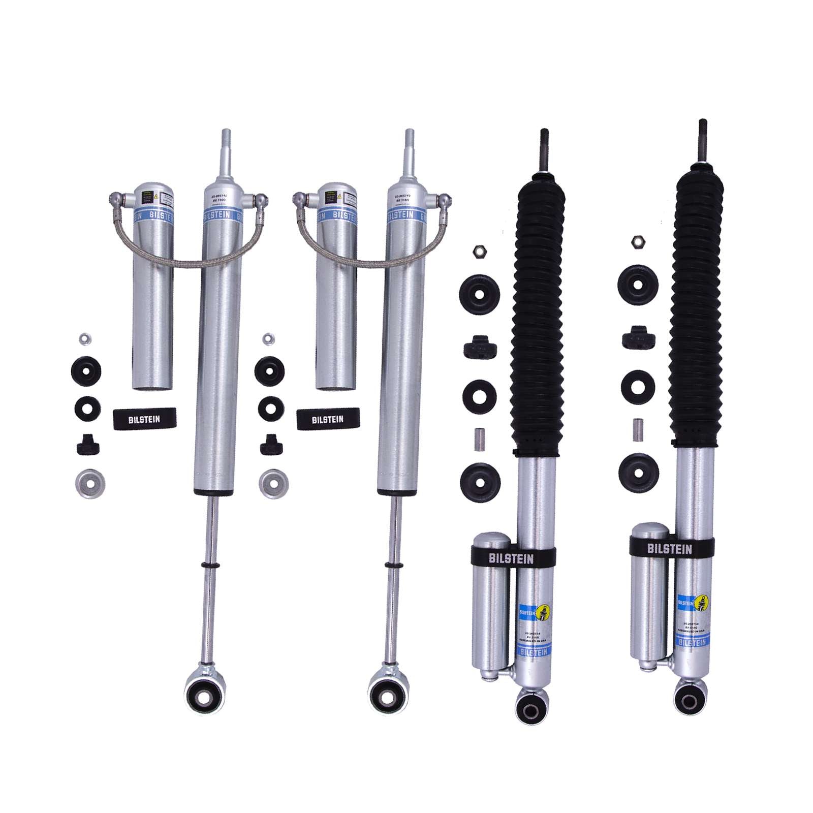 Bilstein B8 5160 w/ Remote Reservoir Shocks Set w/4" lift - 2014-2022 Ram 2500 4WD