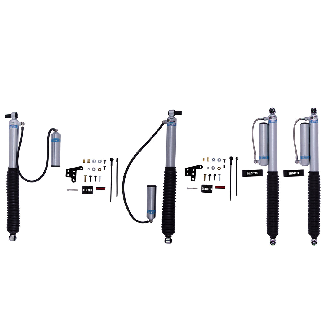 Bilstein B8 5160 w/ Remote Reservoir Shocks Set w/2-3" lift - 2019-2026 Jeep Gladiator 4WD