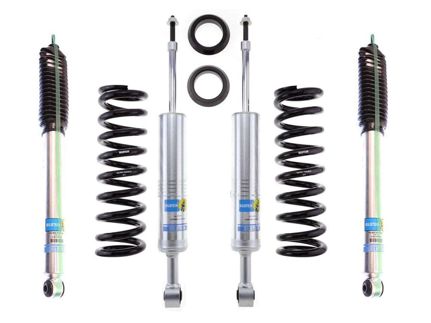 Bilstein 6112 Strut & Spring + Rear B8 5100 Shocks Set w/0-2.5" lift - 2007-2009 Toyota FJ Cruiser 4WD RWD
