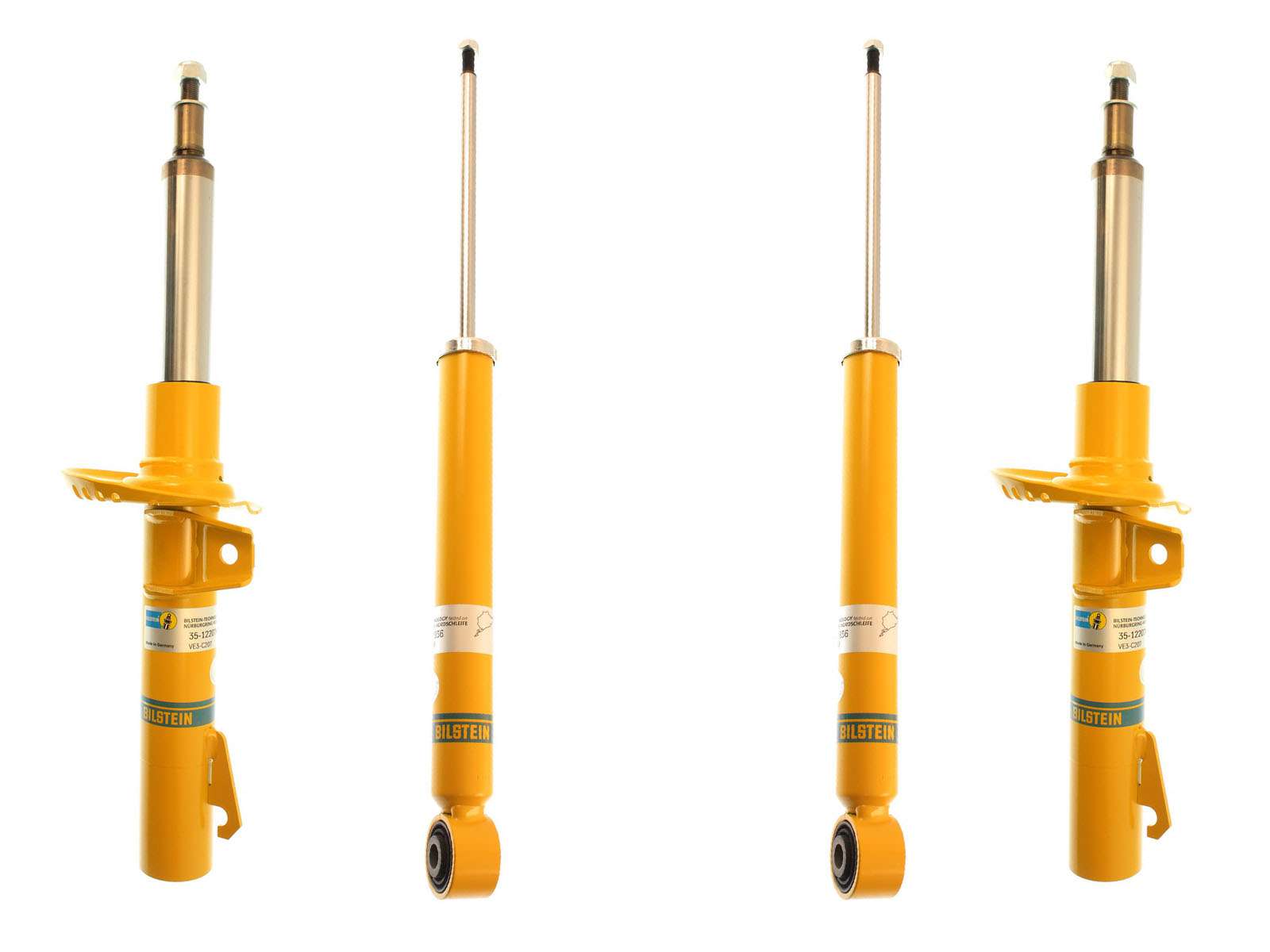 Bilstein B6 Performance Strut & Shocks Set - 2009-2017 Volkswagen CC 4WD FWD RWD