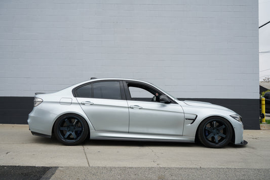 F8X M3 M4 PSM STYLE CARBON FIBER STYLE SIDE SKIRT EXT