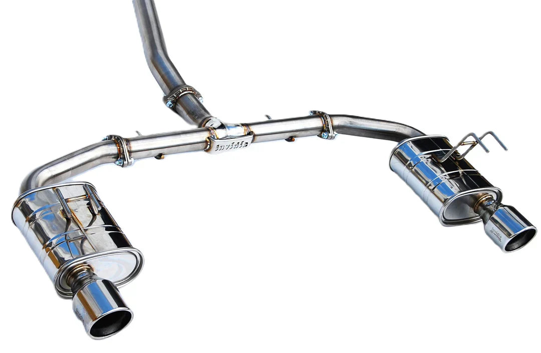 Invidia 2022+ Honda Civic Si (1.5T) 70mm Q300 Cat Back Exhaust - Rolled SS Tips
