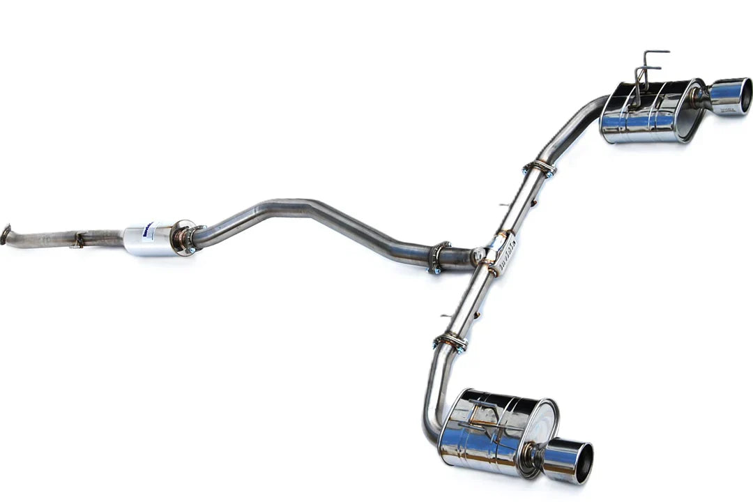 Invidia 2022+ Honda Civic Si (1.5T) 70mm Q300 Cat Back Exhaust - Rolled SS Tips