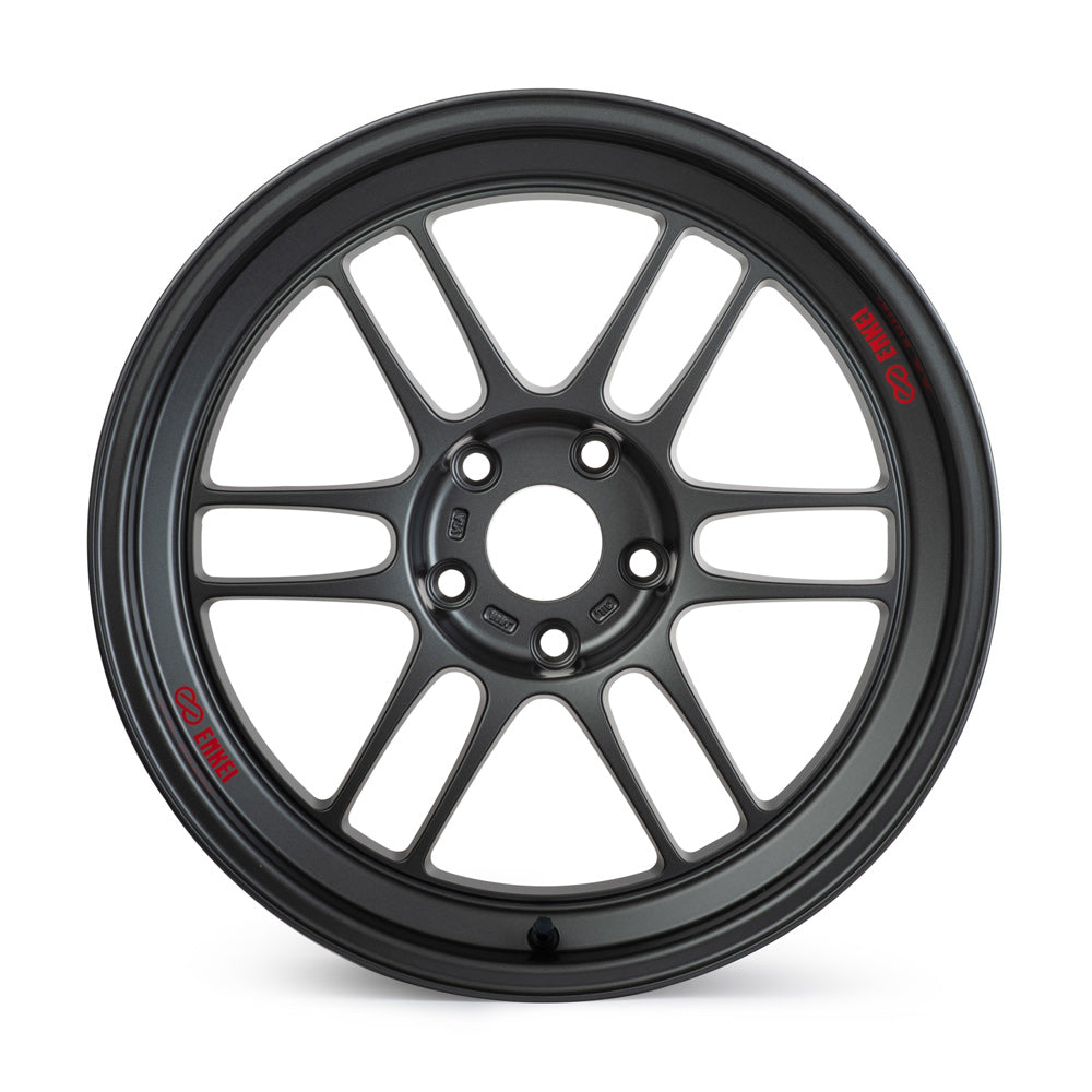 Enkei RPF1RS 18x9.5 5x114.3 12mm Offset 75mm Bore Silver Wheel