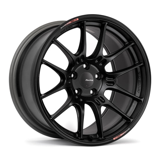 Enkei GTC02 18x9.5 5x120 45mm Offset 72.5mm Bore Matte Black Wheel
