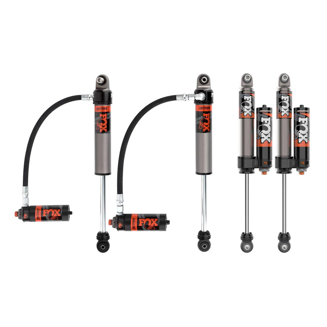 FOX 2.5 Perf Elite Adj. w/ Reservoir Shocks Set w/2-3" lift - 2020-2025 Jeep Gladiator