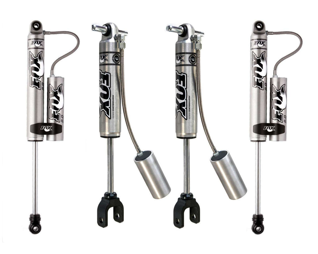 FOX 2.0 Perf Series Shocks w/ Reservoir Set w/0-1" lift - 2011-2021 Chevrolet Silverado 2500 HD 4WD RWD