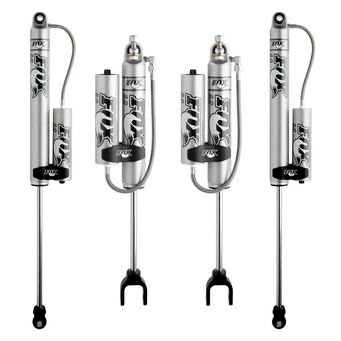 FOX 2.0 Perf Series Shocks w/ Reservoir Set w/1.5-3.5" lift - 2011-2021 Chevrolet Silverado 2500 HD 4WD RWD