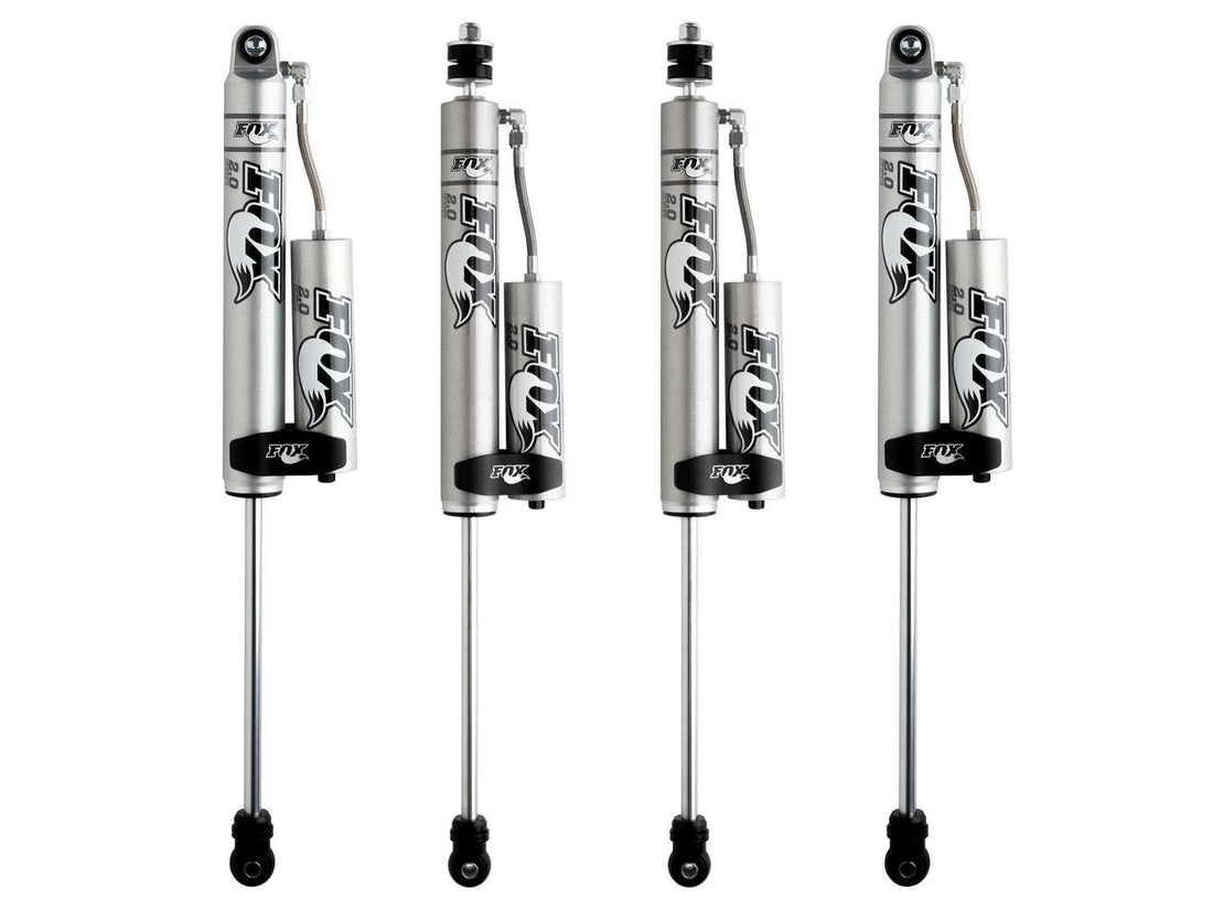 FOX 2.0 Perf Series Shocks w/ Reservoir Set w/1.5-3.5" lift - 2007-2018 Jeep Wrangler JK 4WD RWD