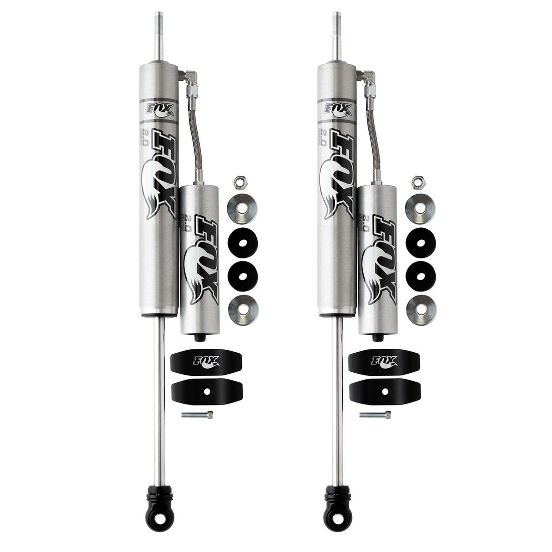 FOX 2.0 Perf Series Shocks w/ Reservoir Front Pair w/4-6" lift - 2007-2018 Jeep Wrangler JK 4WD RWD