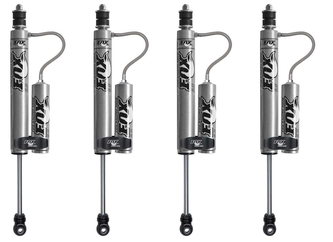 FOX 2.0 Perf Series Shocks w/ Reservoir Set w/4-5" lift - 2005-2016 Ford F-450 Super Duty 4WD RWD Cab & Chassis